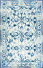 Dynamic Rugs Avalon 88802 Ivory/Dark Blue Area Rug