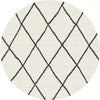 Dynamic Rugs Avery 6540 Ivory/Grey Area Rug Round Image