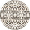 Dynamic Rugs Avery 6544 Ivory/Grey Area Rug Round Image