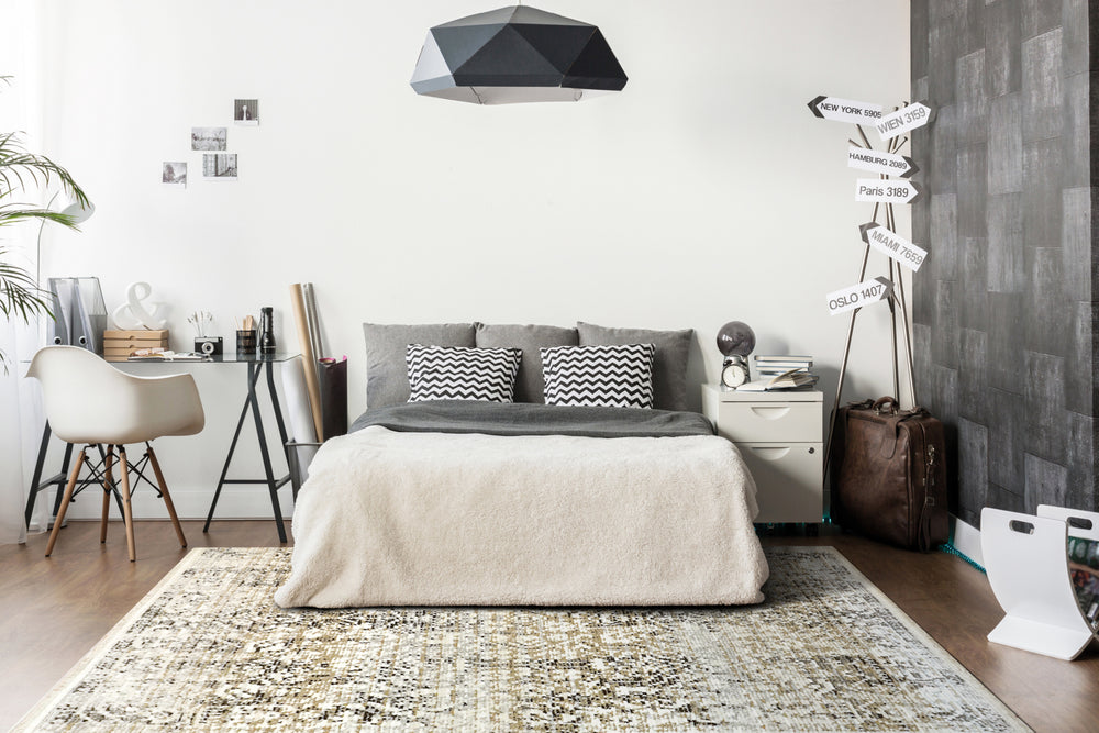 Dynamic Rugs Avery 6545 Ivory/Grey Area Rug Lifestyle Image Feature