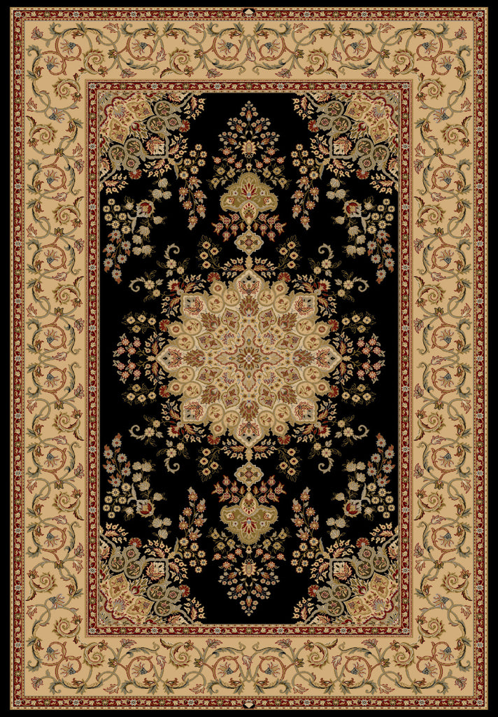 Dynamic Rugs Brilliant 7201 Black Area Rug main image