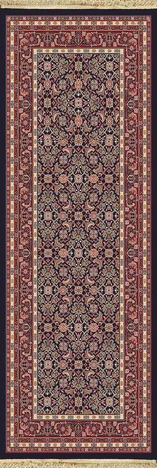 Dynamic Rugs Brilliant 72240 Navy Area Rug Finished Runner Image