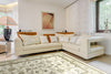 Dynamic Rugs Brilliant 7226 Ivory Area Rug Lifestyle Image Feature