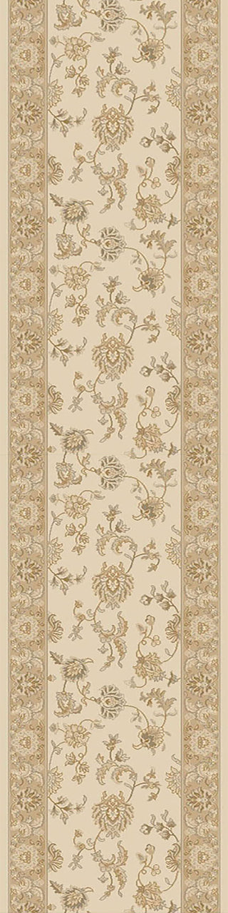 Dynamic Rugs Brilliant 7226 Ivory Area Rug Roll Runner Image