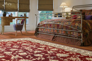 Dynamic Rugs Brilliant 7226 Red Area Rug Lifestyle Image Feature