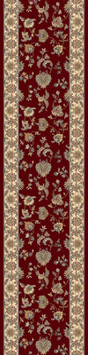 Dynamic Rugs Brilliant 7226 Red Area Rug Roll Runner Image