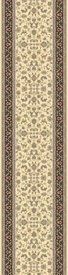 Dynamic Rugs Brilliant 72284 Ivory Area Rug Roll Runner Image