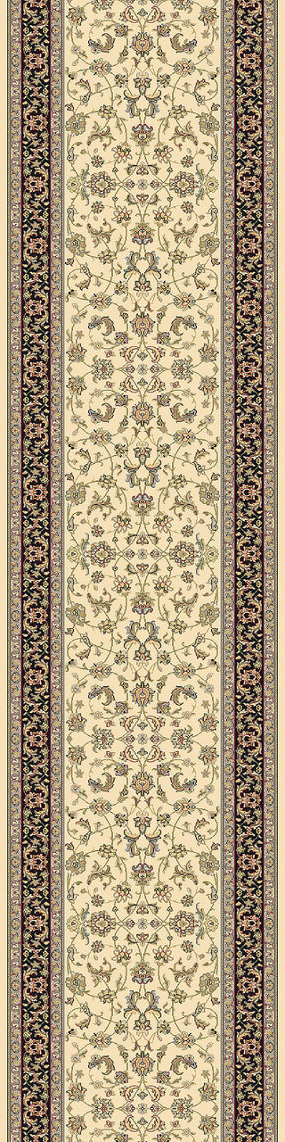 Dynamic Rugs Brilliant 72284 Ivory Area Rug Roll Runner Image