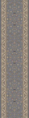 Dynamic Rugs Brilliant 72284 Blue Area Rug Roll Runner Image
