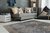 Dynamic Rugs Brilliant 72403 Blue Area Rug Lifestyle Image Feature