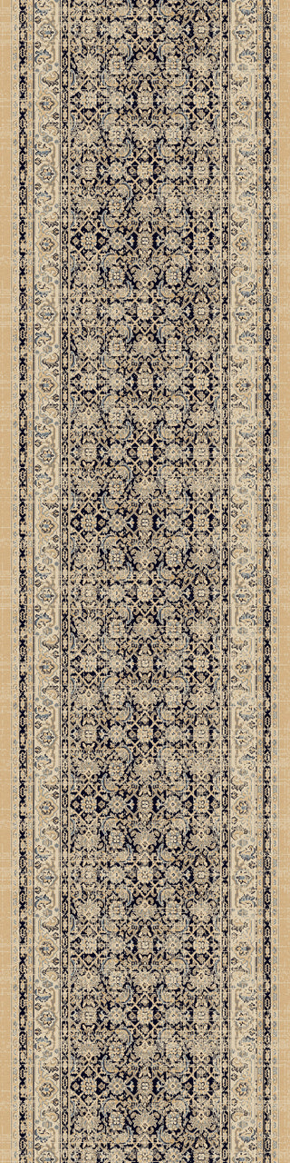 Dynamic Rugs Brilliant 72407 Navy Area Rug Roll Runner Image