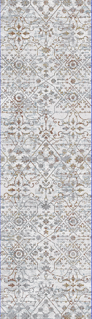 Dynamic Rugs Capella 7975 Grey/Multi Area Rug Finished Runner Image