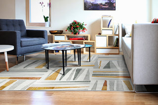 Dynamic Rugs Capella 7978 Grey/Gold/Multi Area Rug Lifestyle Image