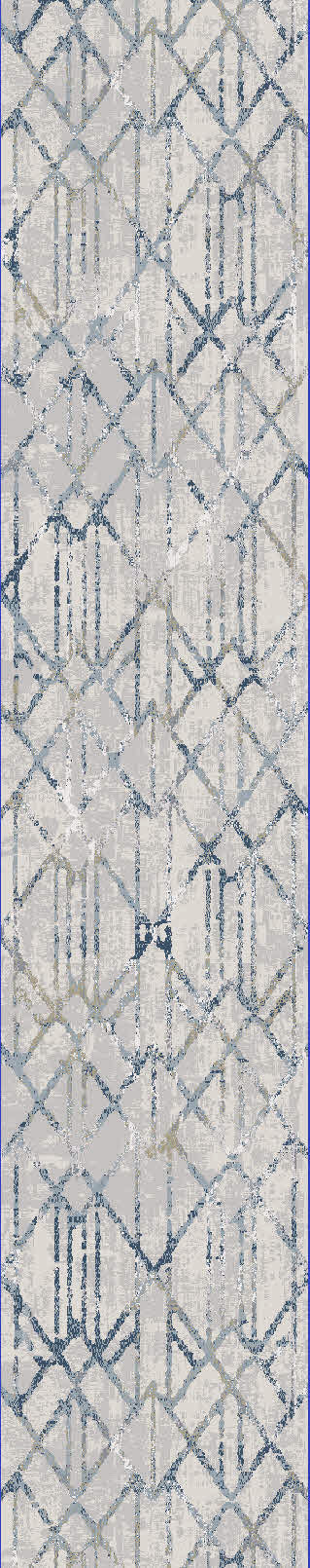 Dynamic Rugs Castilla 3527 Grey/Multi Area Rug Finished Runner Image