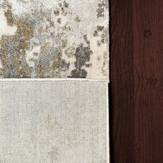 Dynamic Rugs Castilla 3528 Cream/Grey Area Rug Detail Image