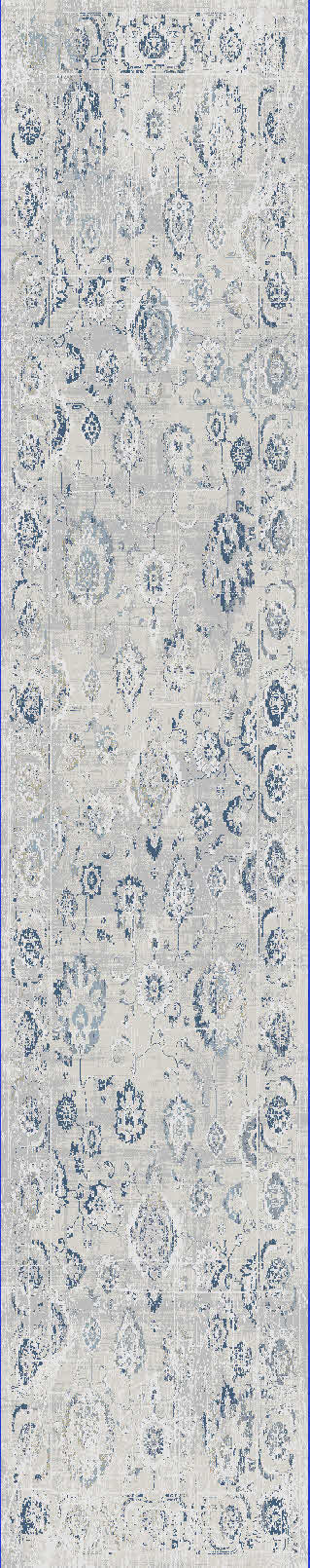 Dynamic Rugs Castilla 3530 Grey/Blue Area Rug