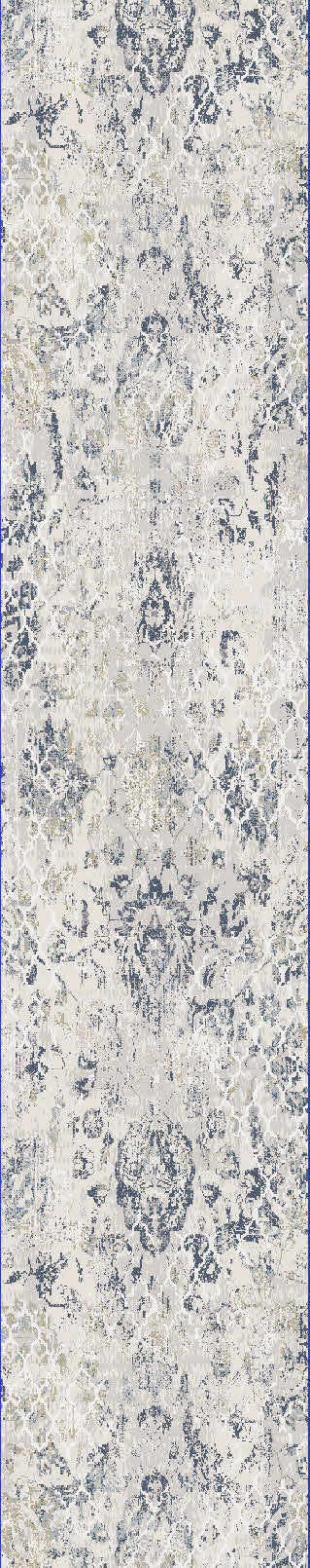 Dynamic Rugs Castilla 3532 Cream/Grey Area Rug Finished Runner Image