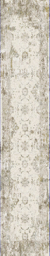 Dynamic Rugs Castilla 3534 Cream/Silver Area Rug Finished Runner Image