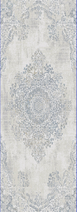 Dynamic Rugs Castilla 3558 Light Grey Area Rug Finished Runner Image