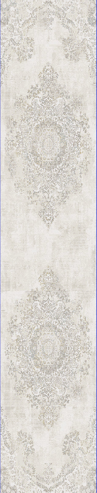 Dynamic Rugs Castilla 3558 Light Grey Area Rug Finished Runner Image