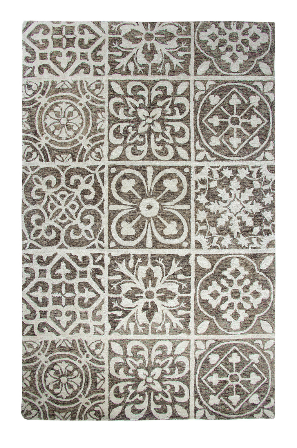 Dynamic Rugs Casual 92334 Silver/Charcoal Area Rug main image