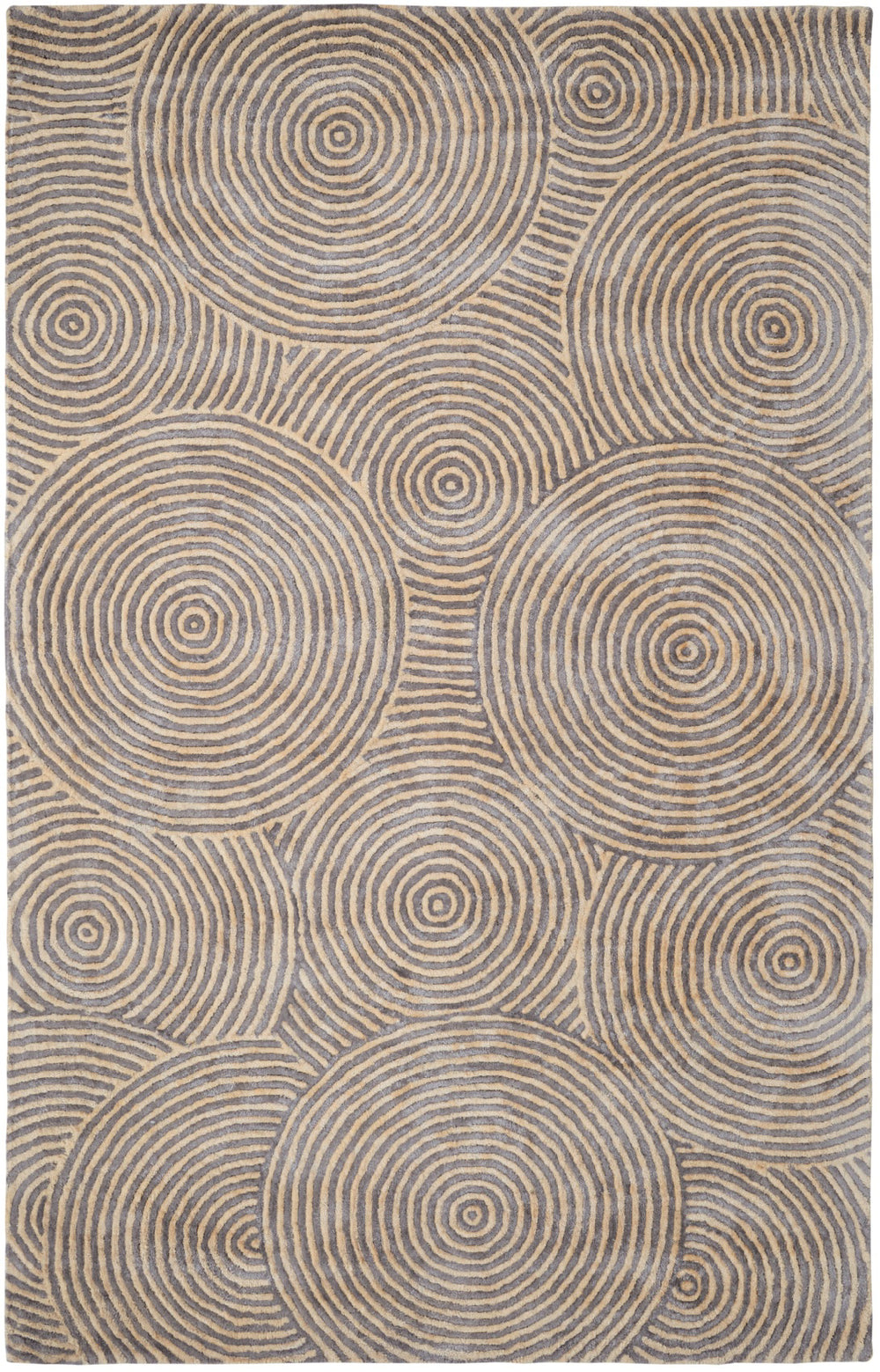 Dynamic Rugs Celeste 99225 Silver/Beige Area Rug