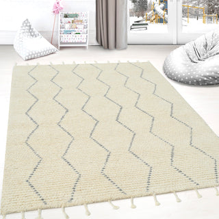 Dynamic Rugs Celestial 6950 Ivory/Grey Area Rug Lifestyle Image Feature