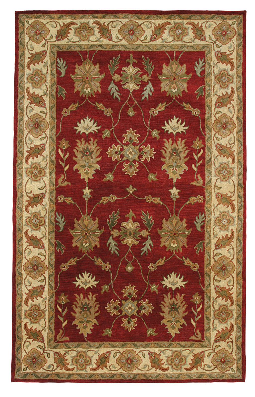 Dynamic Charisma Rug Dynamic Rugs Charisma 1403 Red/Ivory Area Rug – Incredible Rugs and Decor