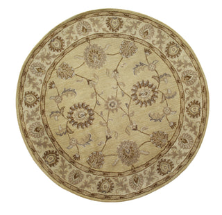 Dynamic Rugs Charisma 1405 Champaign Area Rug Round Shot