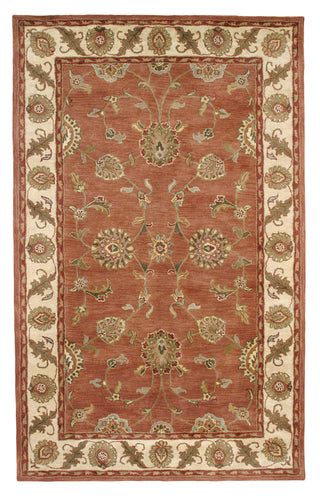 Dynamic Rugs Charisma 1405 Rust/Ivory Area Rug main image