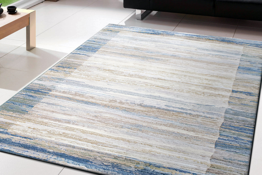 Dynamic Rugs Eclipse 79138 Blue/Grey Area Rug Lifestyle Image Feature