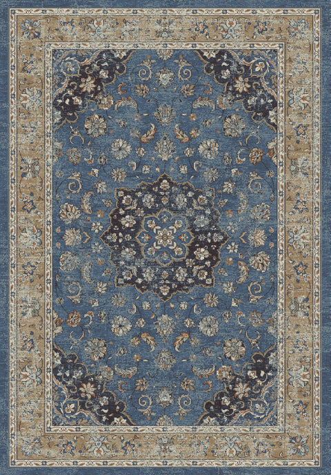 Dynamic Rugs Farahan 95044 Blue/Rust Area Rug main image