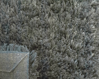 Dynamic Rugs Forte 88601 Dark Silver Area Rug Detail Image