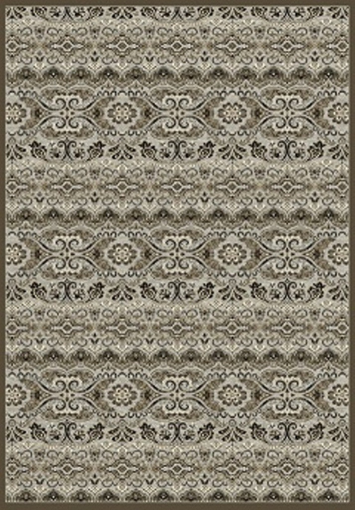 Dynamic Rugs Genova 38307 Grey/Chocolate Area Rug main image