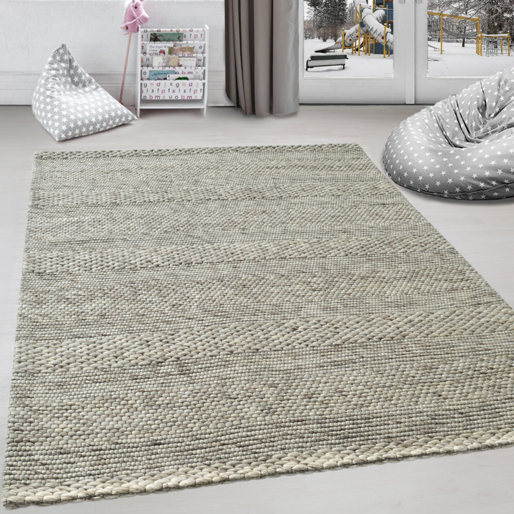 Dynamic Rugs Grove 6212 Natural Grey Area Rug Lifestyle Image Feature