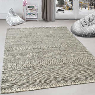 Dynamic Rugs Grove 6212 Natural Grey Area Rug Lifestyle Image Feature