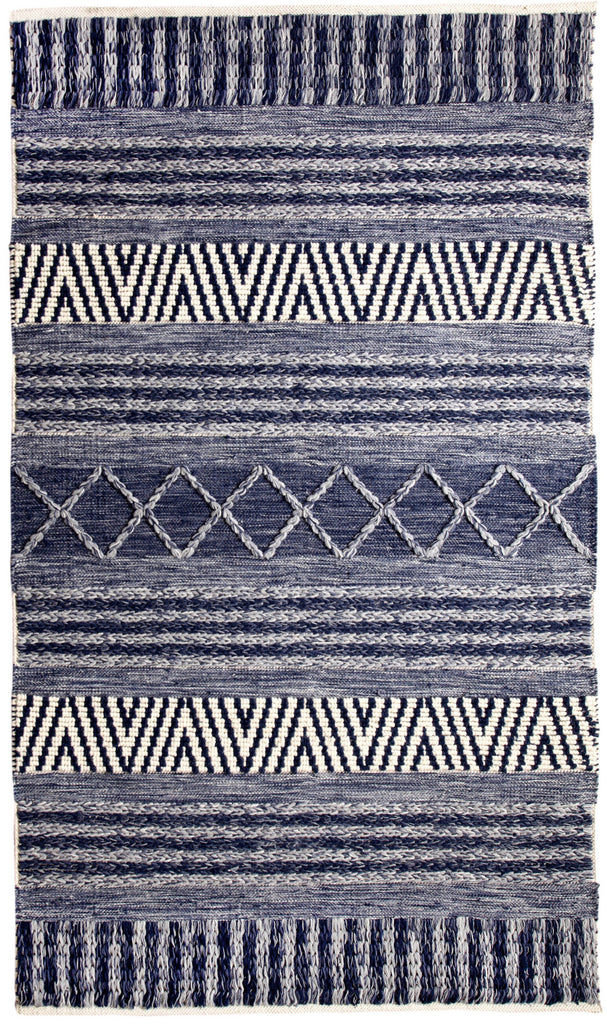 Dynamic Rugs Heirloom 91003 Blue/Ivory Area Rug main image