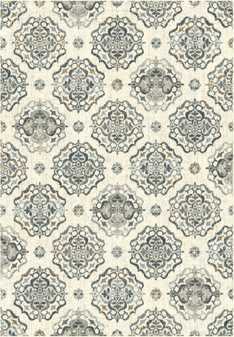 Dynamic Rugs Heritage 89474 Ivory/Blue Area Rug main image