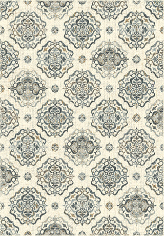 Dynamic Rugs Heritage 89474 Ivory/Blue Area Rug main image