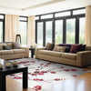 Dynamic Rugs Infinity 32190 Ivory/Red Area Rug Lifestyle Image Feature