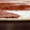 Dynamic Rugs Infinity 35021 Ivory/Red Area Rug Detail Image