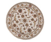 Dynamic Rugs Jewel 70113 Beige Area Rug Round Shot