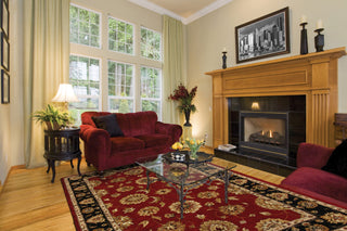 Dynamic Rugs Jewel 70230 Red Area Rug Room Shot Feature