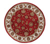 Dynamic Rugs Jewel 70231 Red Area Rug Round Shot
