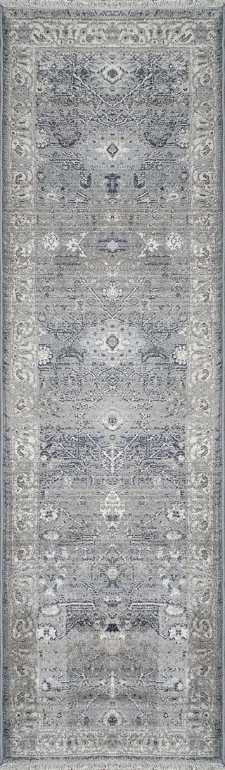 Dynamic Rugs Juno 6881 Light Blue Area Rug Finished Runner Image