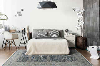 Dynamic Rugs Juno 6881 Blue Area Rug Lifestyle Image