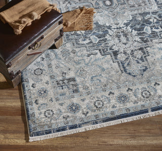 Dynamic Rugs Juno 6882 Dark Blue/Cream Area Rug Lifestyle Image