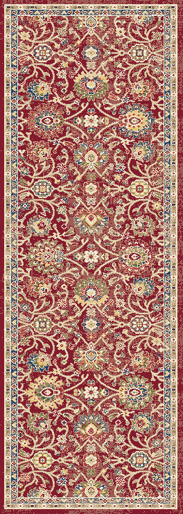 Dynamic Rugs Juno 6883 Red Area Rug Finished Runner Image