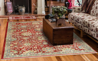 Dynamic Rugs Juno 6883 Red Area Rug Lifestyle Image Feature