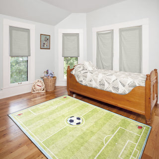 Dynamic Rugs Kidz 8082 Green Area Rug Lifestyle Image Feature